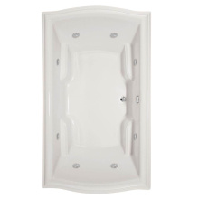 Hydro systems DEB7242ACO-WHI - DEBRA 7242 AC W/COMBO SYSTEM-WHITE