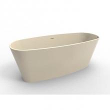Hydro systems NEW6228HTO-BIS - NEWBURY 6228 METRO TUB ONLY-BISCUIT