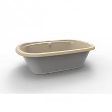 Hydro systems SDO7444AWP-BON - STUDIO DUAL OVAL 7444 AC W/ WHIRLPOOL SYSTEM - BONE