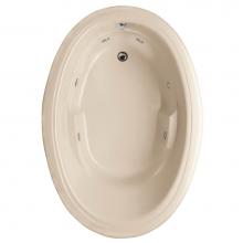 Hydro systems STO7242AWP-BIS - STUDIO OVAL 7242 AC W/WHIRLPOOL SYSTEM-BISCUIT