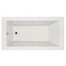 Hydro systems SYD6636AWP-WHI-LH - Sydney 6636 Ac W/Whirlpool System-White-Left Hand