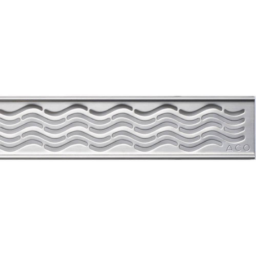 36'' Linear ShowerDrain - Wavy