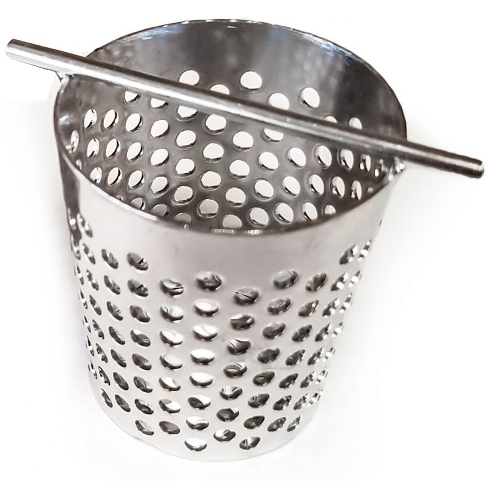 Debris strainer - Polished Steel