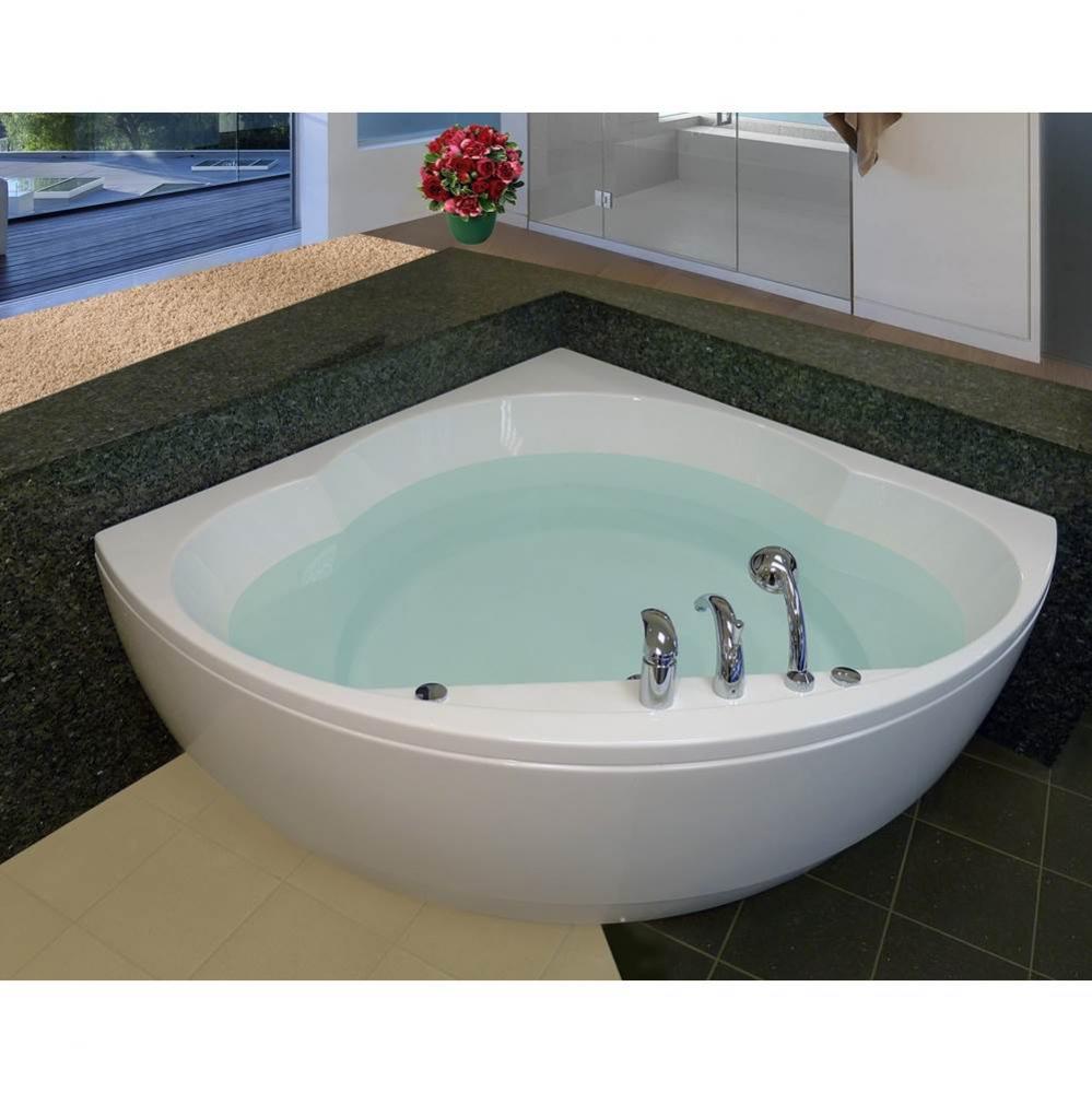 Aquatica Cleopatra-Wht Corner Acrylic Bathtub