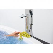 Aquatica Bollicine-F-190-CP - Aquatica Bollicine Floor Mounted Bath Filler – Chrome
