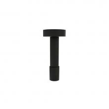 Aquatica PD926BM - Ceiling Mounted Small Shower Arm - Black Matte