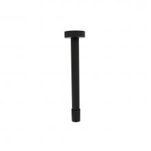 Aquatica PD929BM - Ceiling Mounted Large Shower Arm - Black Matte