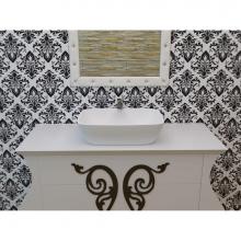 Aquatica Arab-Sink-Wht - Arabella-Wht Stone Vessel Sink