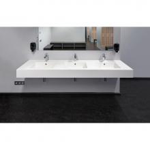 Aquatica Lantana-?-Wht - Lantana-?-Wht Stone Lavatory