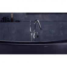 Aquatica Colonna-WS-CP - Aquatica Colonna-WS Floor Mounted Tub Filler – Chrome