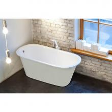 Aquatica Infl-A-F-Wht - Inflection A-F-Wht Freestanding Cast Stone? Bathtub
