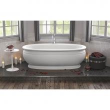 Aquatica Olympian-Wht - Aquatica Olympian by Savio Roman Freestanding Solid Surface Bathtub - Matte White