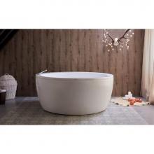 Aquatica Pam-Wht-Std - Aquatica Pamela-Wht Freestanding Acrylic Bathtub