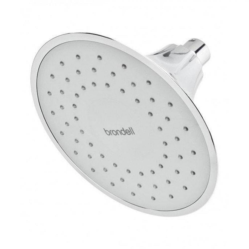 VivaSpring Filtered Showerhead in Chrome with Slate Face