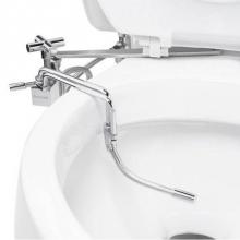 Brondell SMB-15 - Side-Mounted All Metal Attachable Bidet with Adjustable Spray Wand, Ambient Temperature