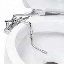 Brondell SMB-25 - Side-Mounted All Metal Attachable Bidet with Adjustable Spray Wand, Dual Temperature