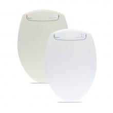 Brondell L60-RW - LumaWarm Heated Nightlight Toilet Seat-Round White