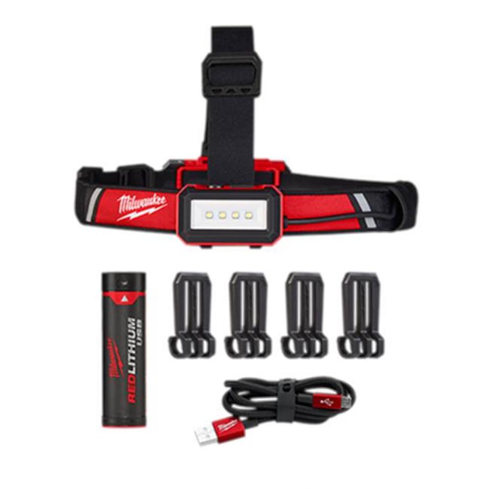 Usb Rechargeable Low-Profile Headlamp