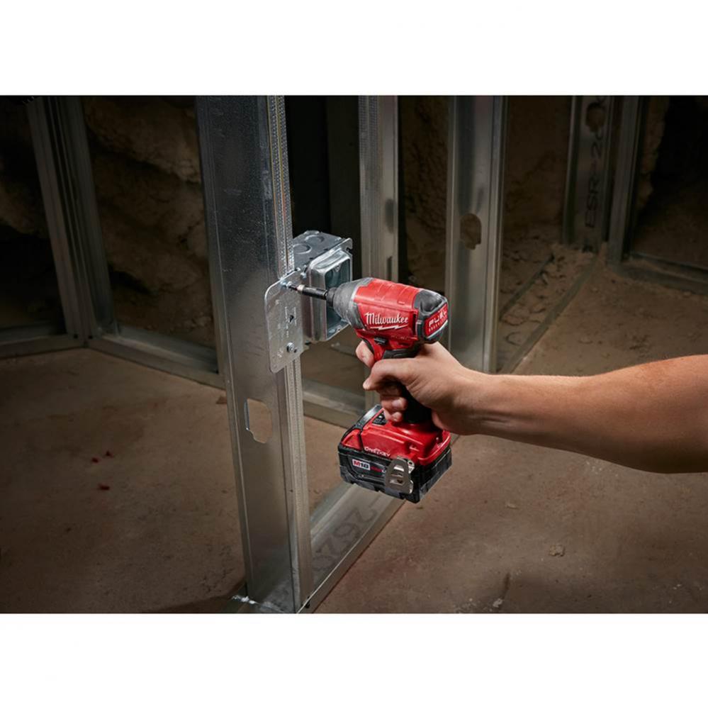 M18 Fuel 1/4'' Hex Impact Driver With One-Key Kit