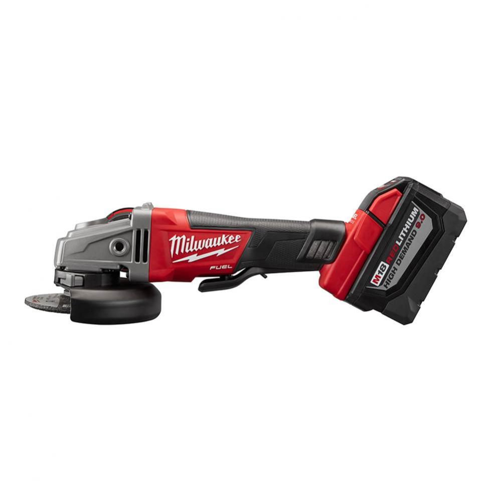 M18 Fuel 4-1/2''/5'' Grinder, Paddle Switch No-Lock High Demand Kit