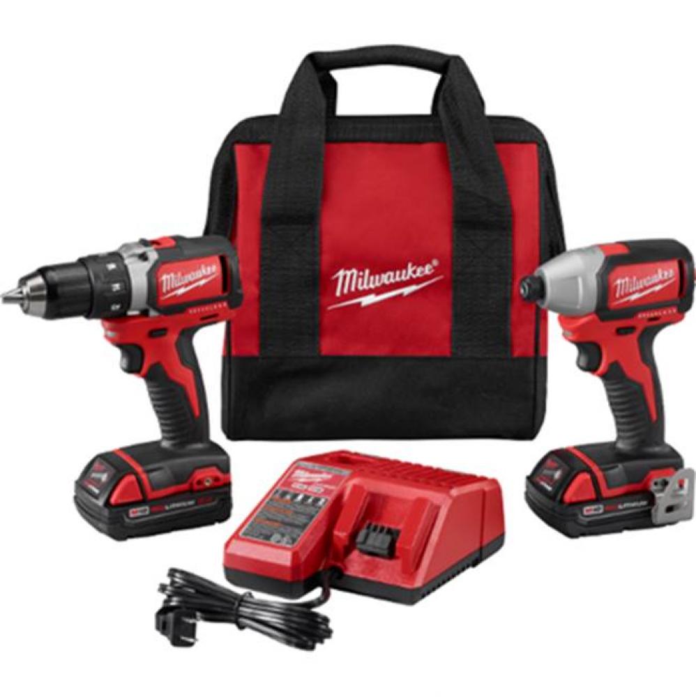 M18 Cmpt Brushless Drill Impact Kit