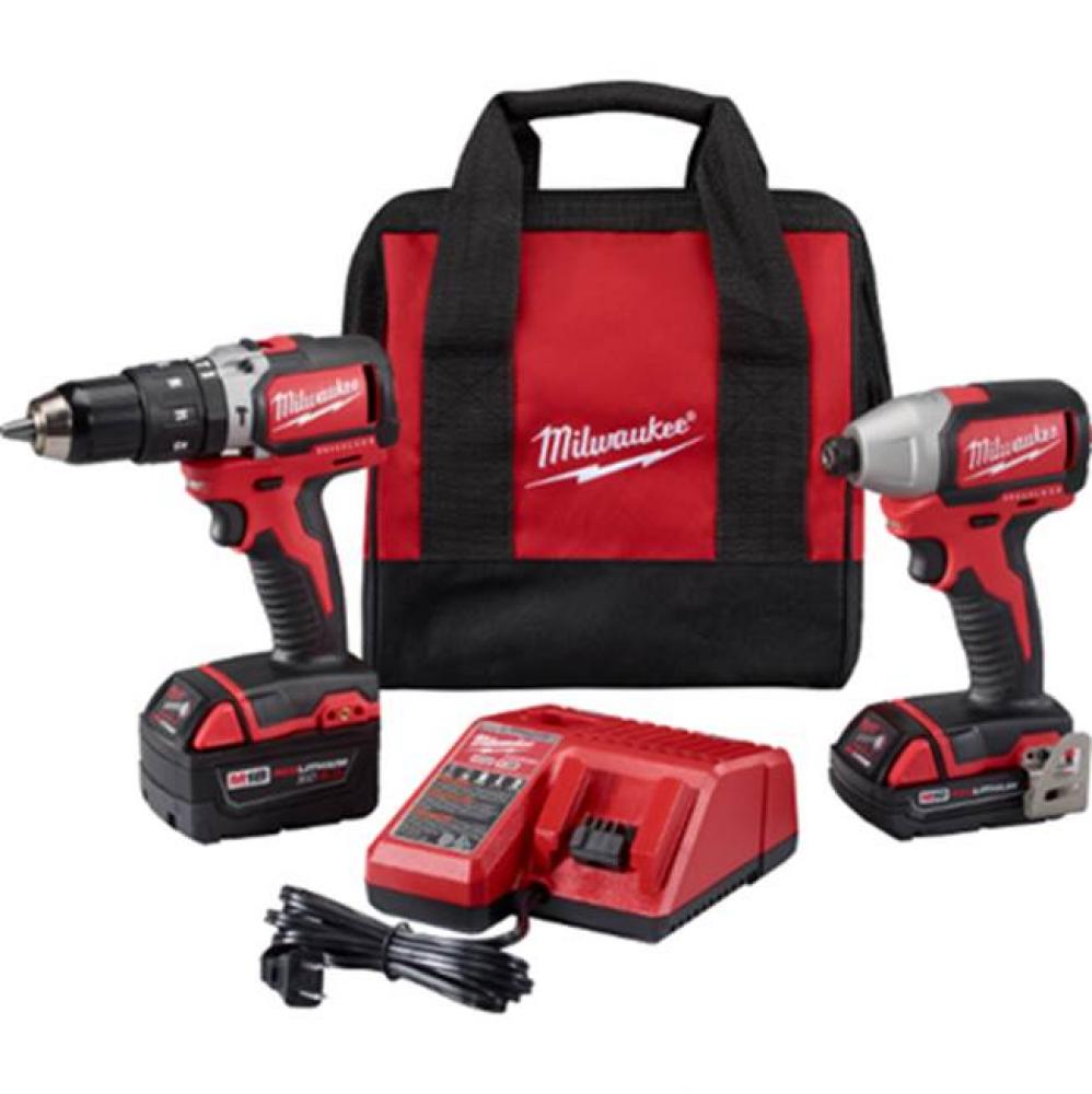 M18 Cmpt Brushless Hammer Drill Impact Kit