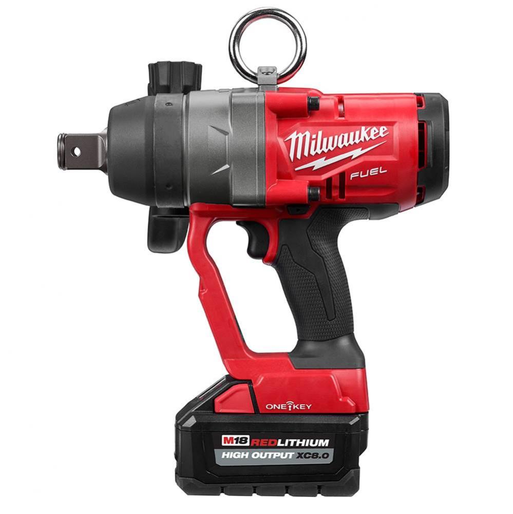 M18 Fuel 1'' Htiw W/ One-Key Kit W/ (2) 8.0Ah Batteries
