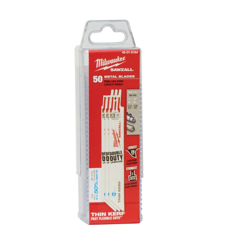 Sawzall Bl 18T 6Lg Ice Hardened Metal Thin Kerf 50Pk