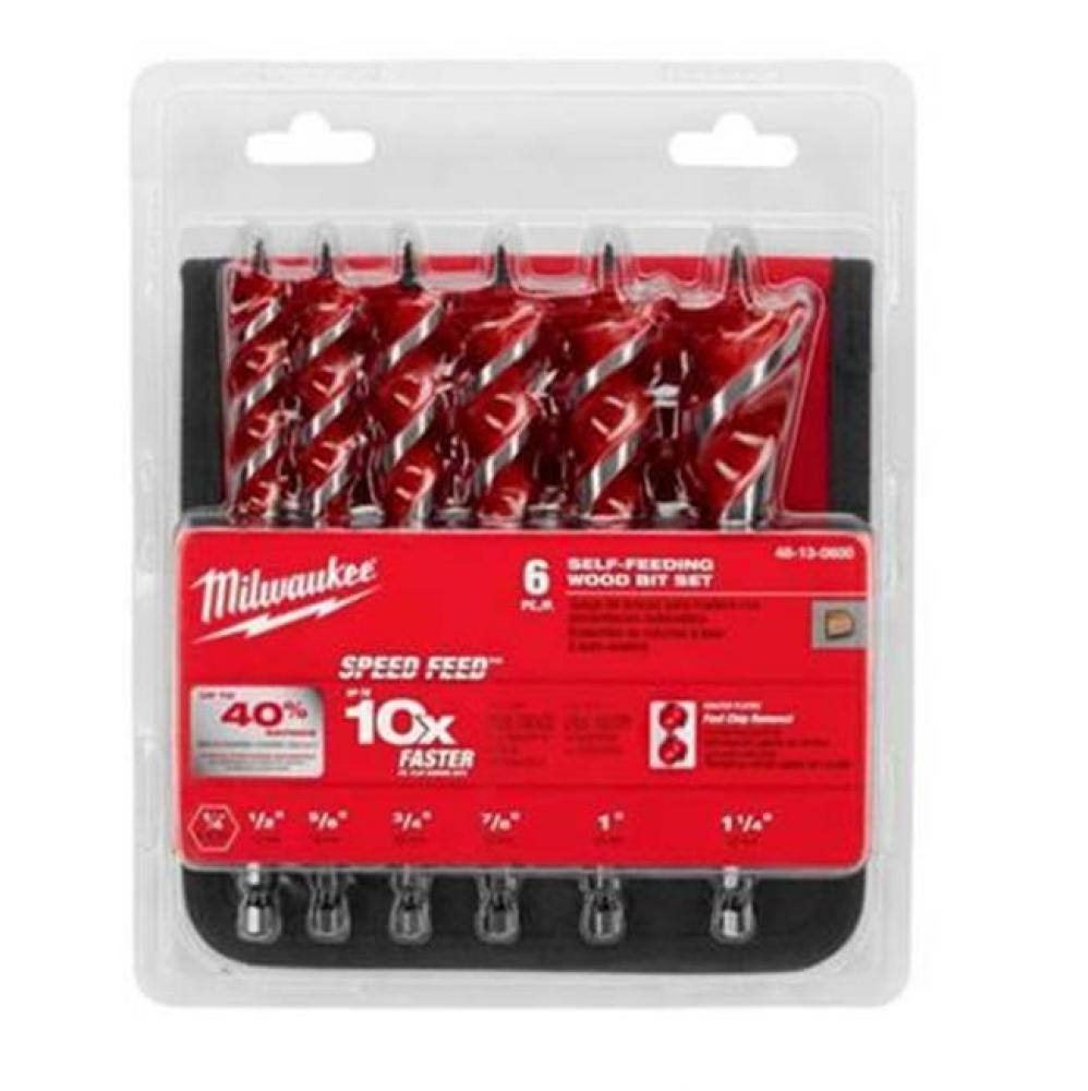 6 Pc Wood Bit Set