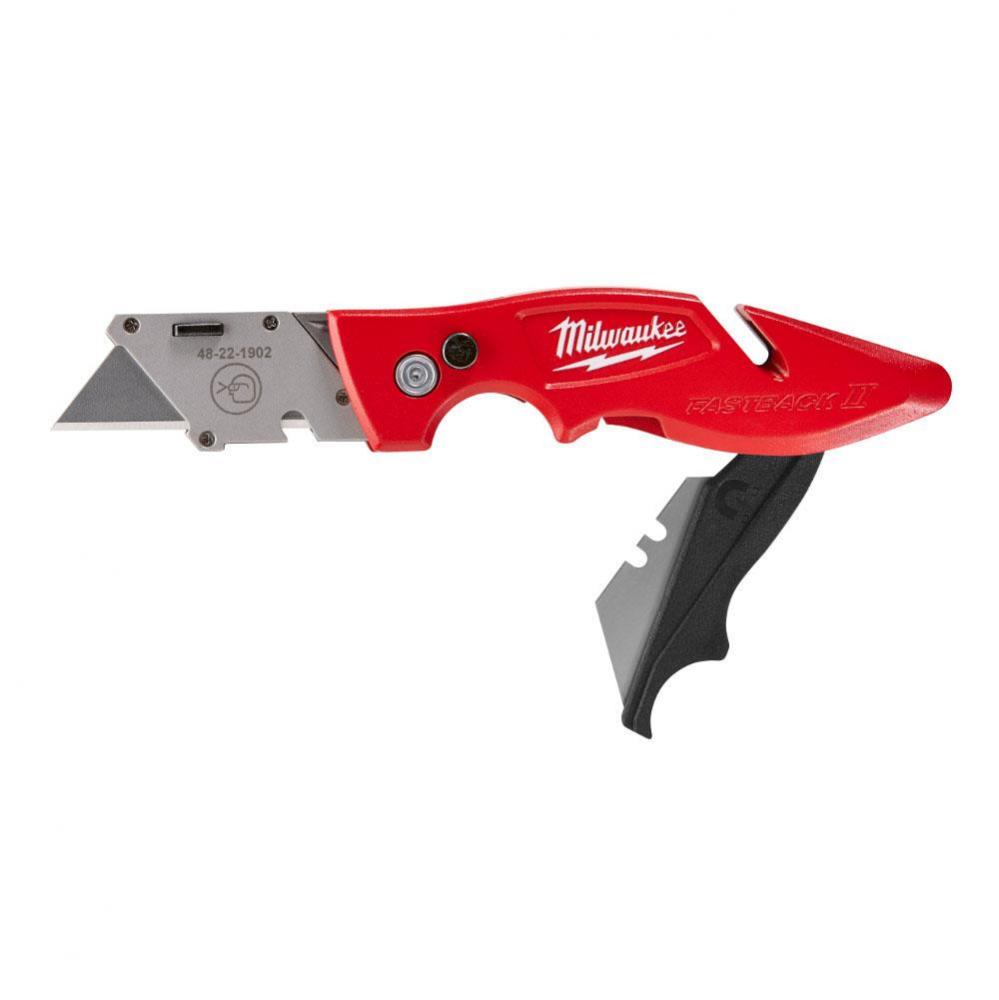 Fastback Ii Flip Utility Knife With Storage