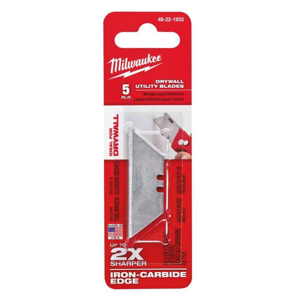 5Pk Drywall Utility Blades
