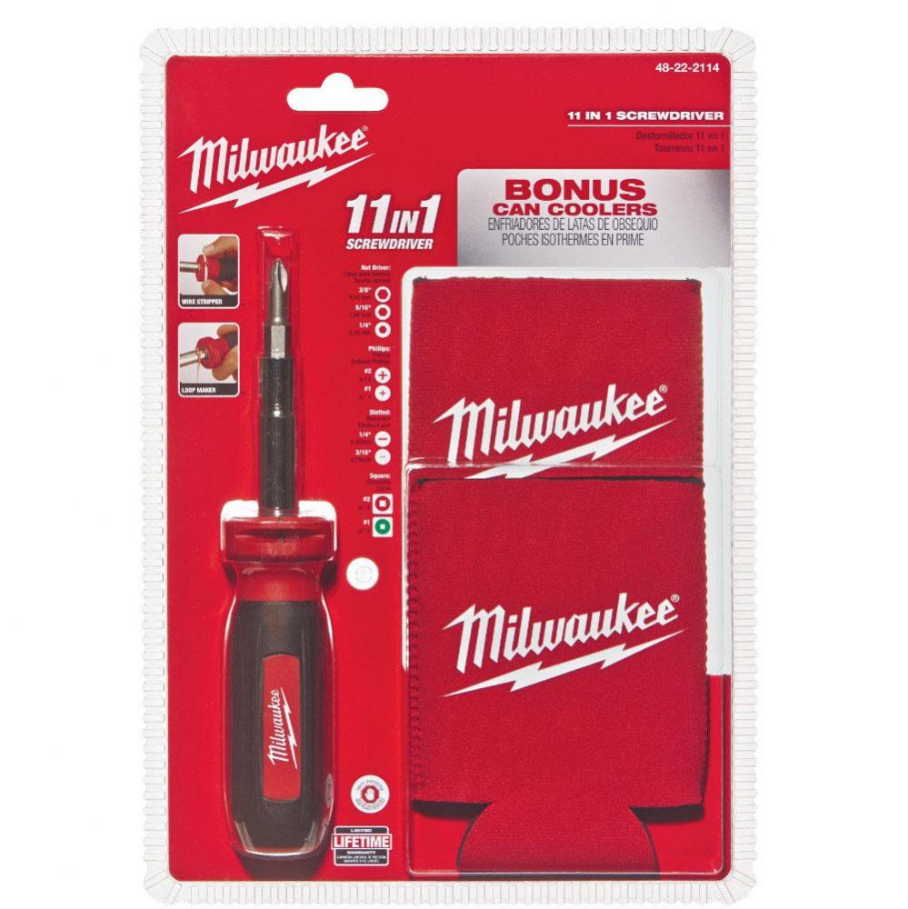 11 In 1 Screwdriver W/ Square Drive