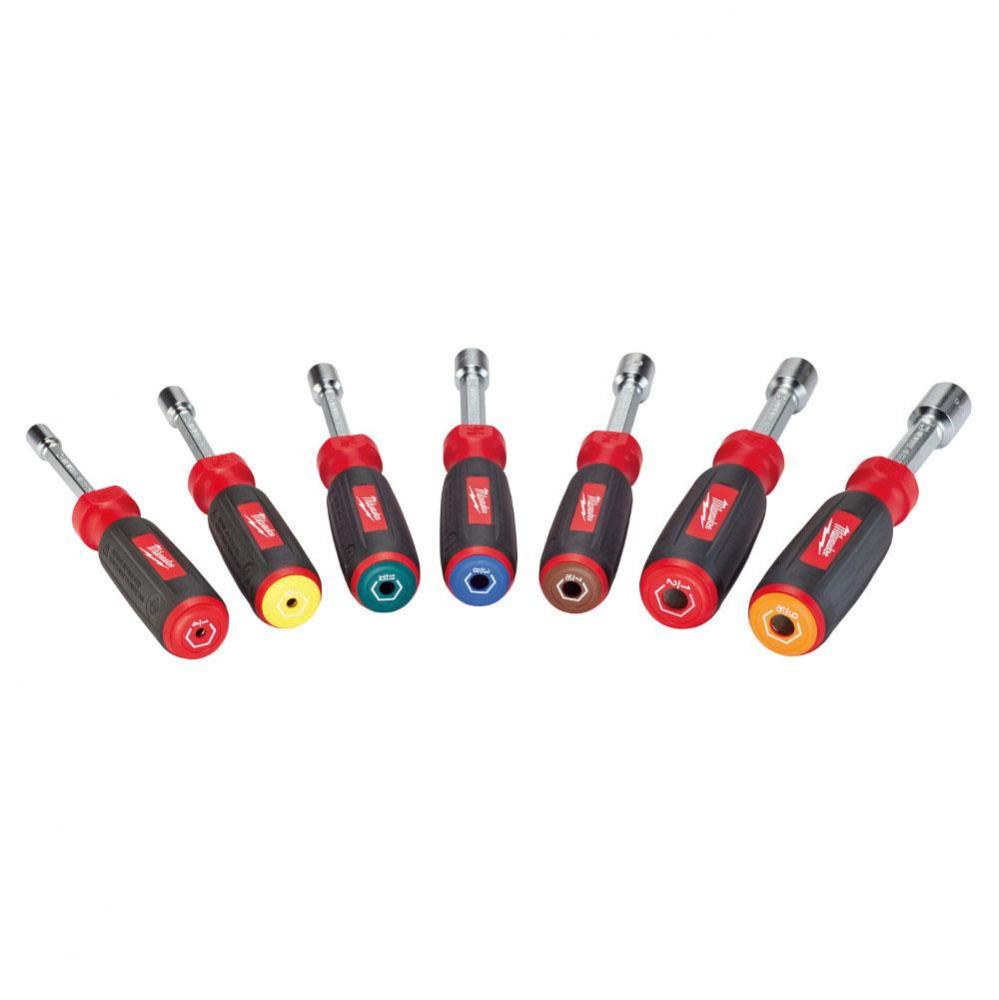 7 Pc Mag Sae Nut Driver Set