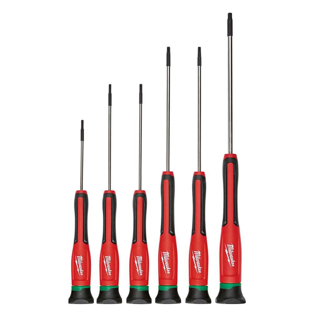 6Pc Precision Drivers Torx