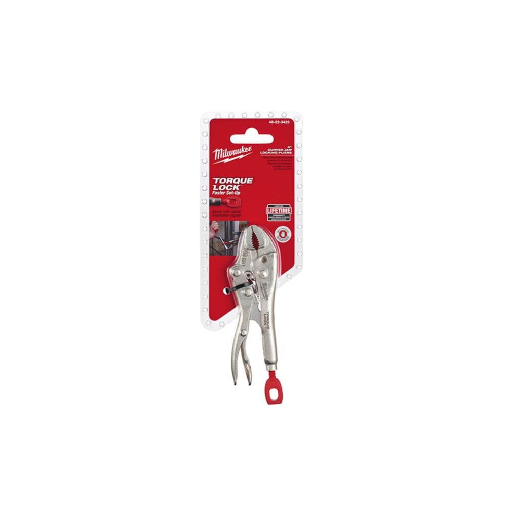 4'' Curved Jaw Locking Pliers