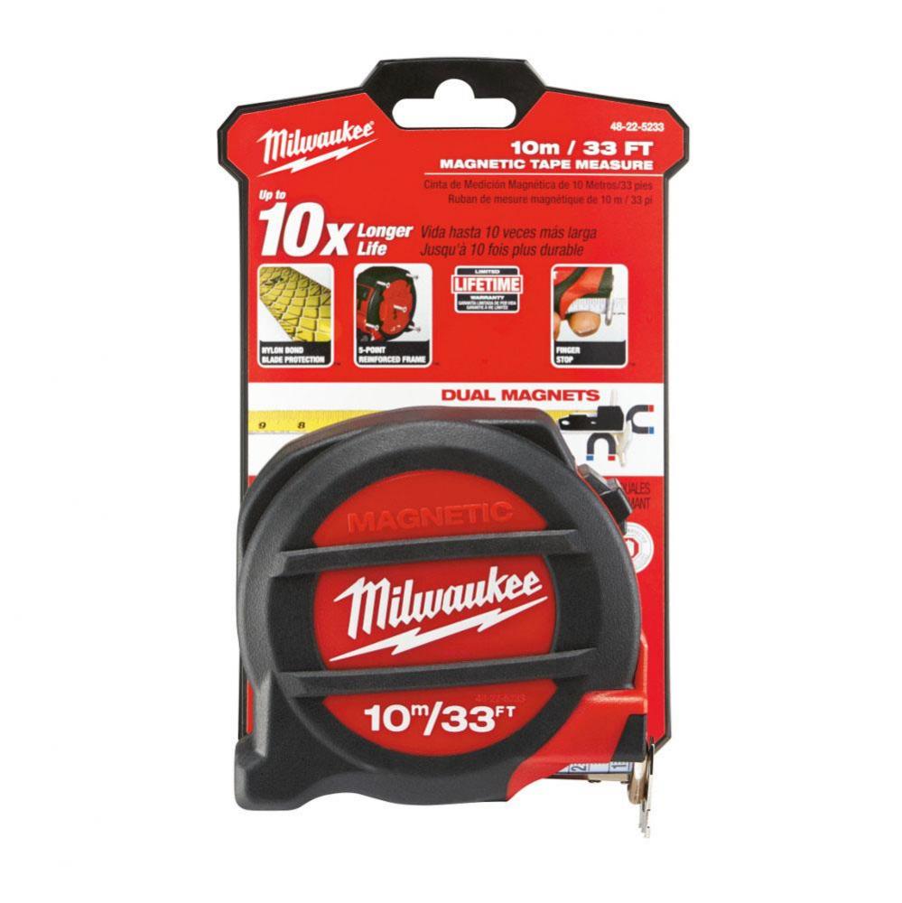 33''/10M Magnetic Tape Measure