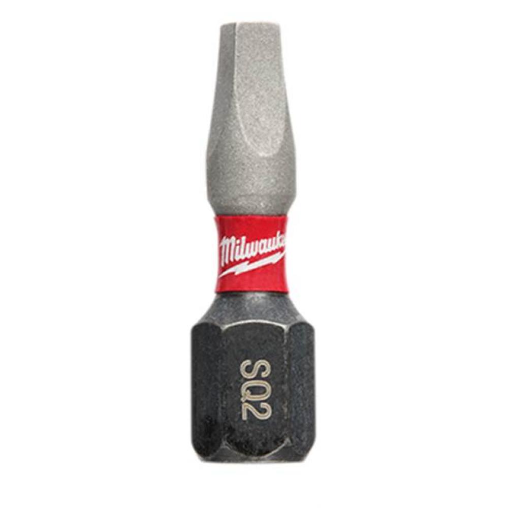 Shockwave Insert Bit Sq Recess No.2 - Bulk (25)
