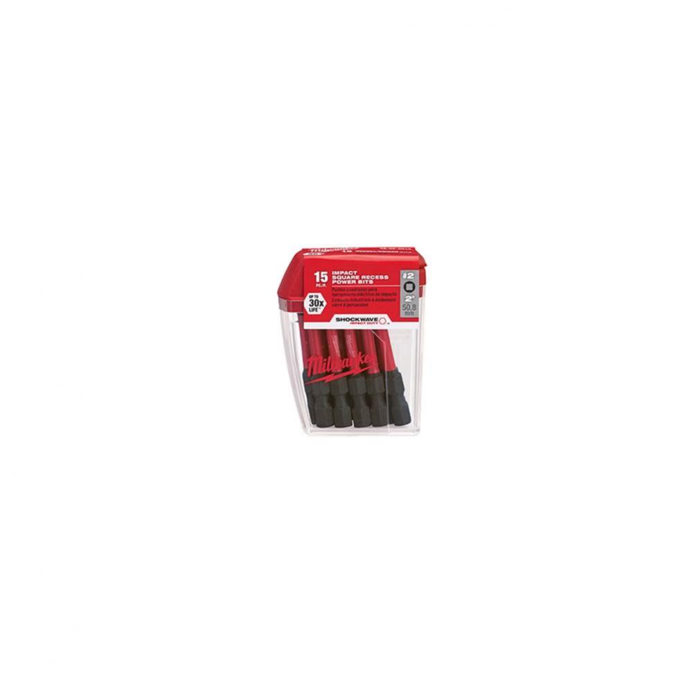 15Pk 2'' Pwr Bit Sq2 Tictac