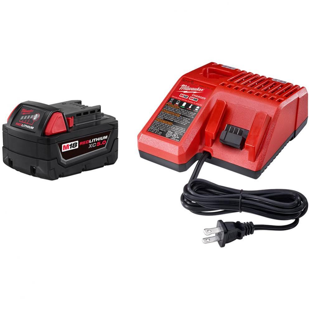 M18 Redlithium Xc5.0 System Starter Kit