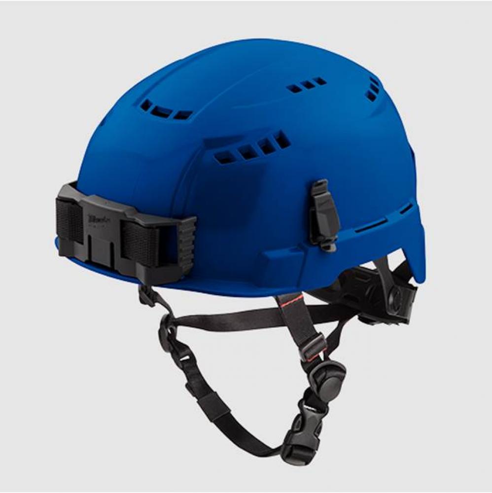 Blue Vented Helmet W/Bolt - Class C