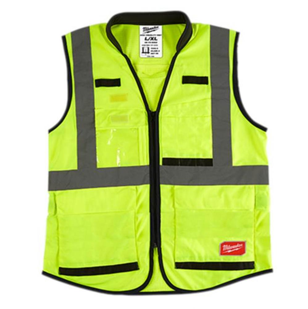 High Visibility Yellow Performance Safety Vest - L/Xl (Csa)