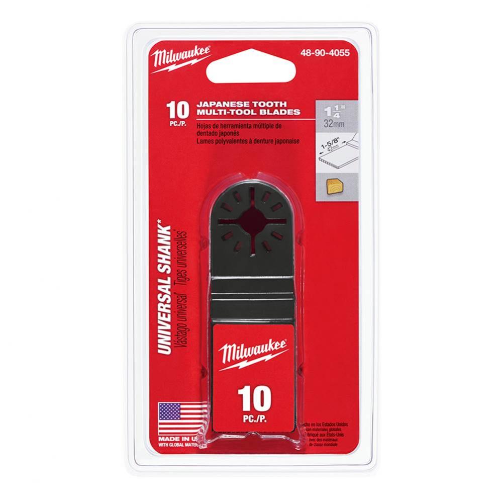 1-1/4'' Jpn Tooth Blade 10Pk