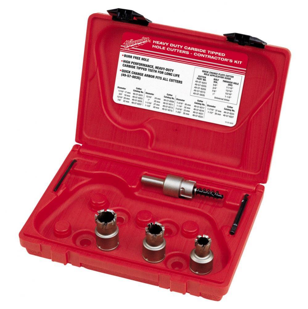 5Pc Carbide Plate Cutter Kit