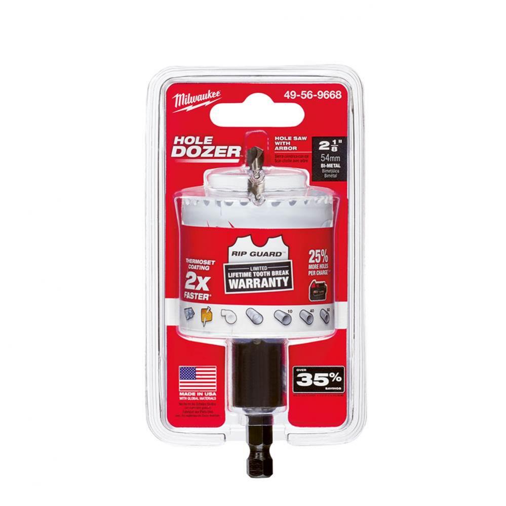 (2) 2-1/8'' Hole Dozer W/ Arbor