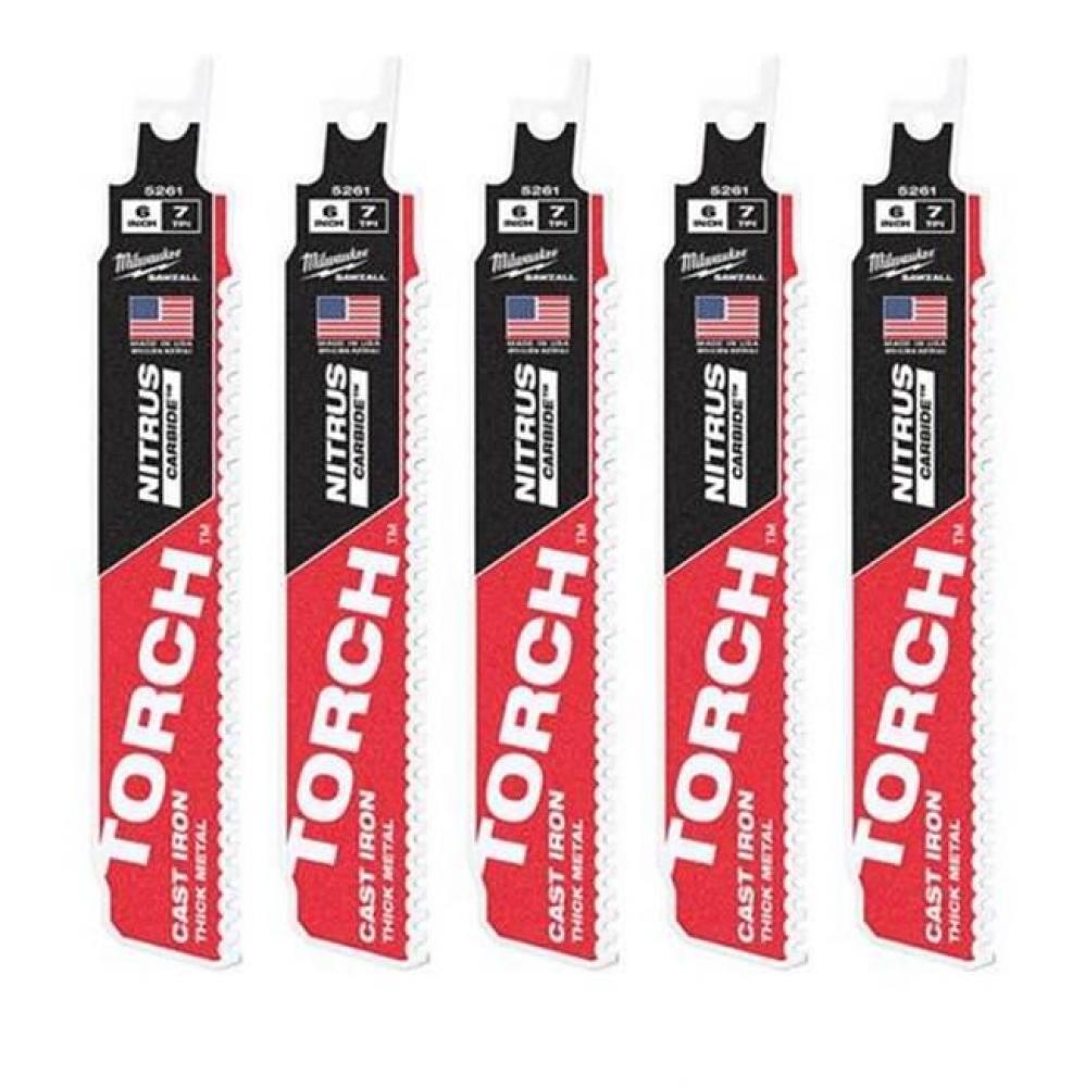 6'' Torch W/Nitrus Carbide 5Pk