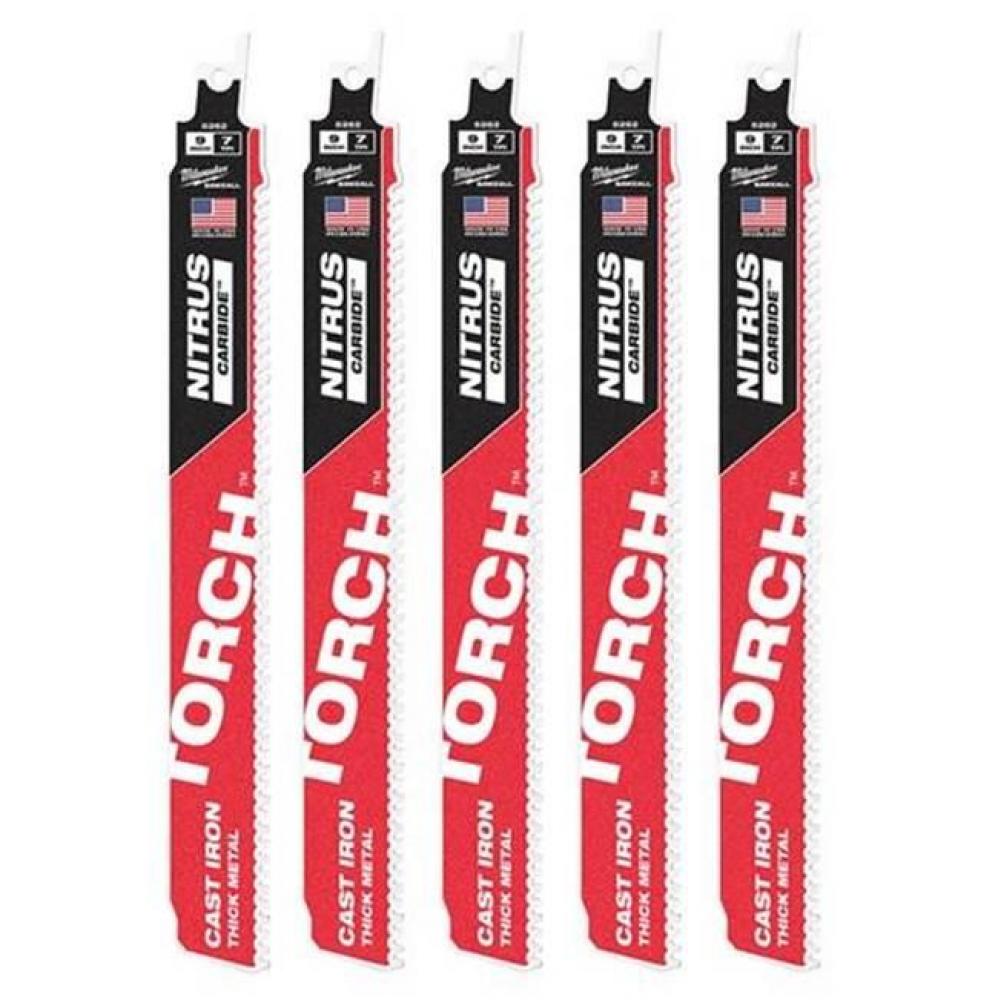 9'' Torch W/Nitrus Carbide 5Pk