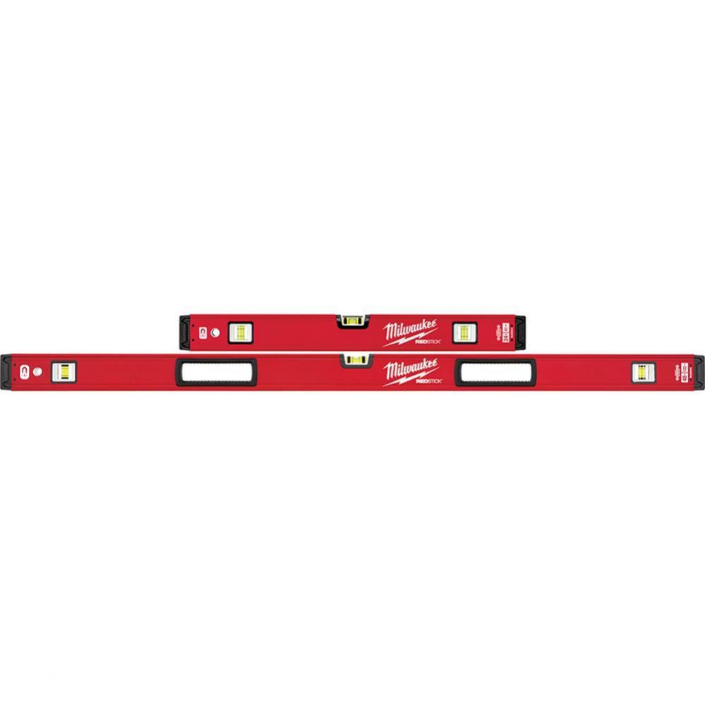 24'' / 48'' Redstick Magnetic Box Level Set