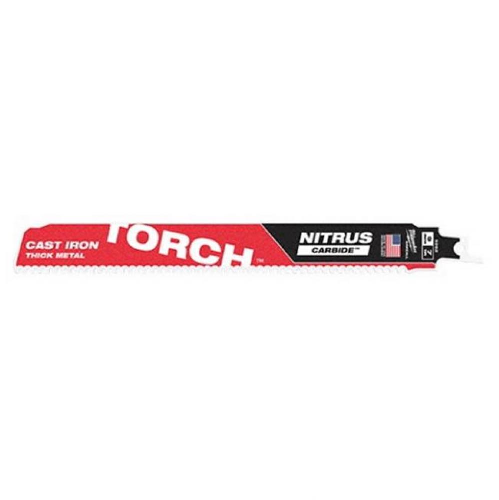12'' 7Tpi The Torch With Nitrus Carbide For Cast Iron Sawzall Blade 5Pk