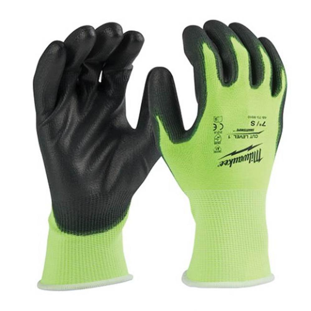 (6) Cut 1 High Vis Gloves - Xxl