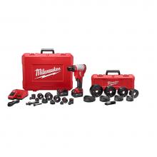 Milwaukee Tool 2676-23 - M18 Force Logic 10T Knockout Tool 1/2'' To 4'' Kit